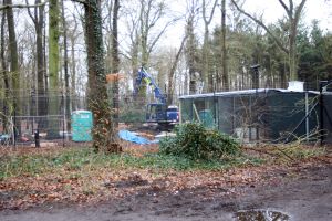 21-01-2009 KONINKLIJK HUIS : DRAKENSTEIN IS BIJNA KLAAR. Er word nog wel verbouwd op Drakenstein maar het hoofd gebouw is klaar. Nu nog een nieuw  kantoor voor de algemene  bewaking en dan is het geheel na een jaren lange verbouwing klaar.
foto: Albert den Iseger