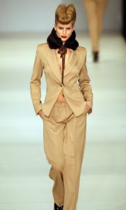 01-02-2009 SHOWBIZZ; MONIQUE COLLIGNON OOK OP AMSTERDAM FASHION WEEK AKTIEF. 
foto: Albert den Iseger
