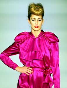 01-02-2009 SHOWBIZZ; MONIQUE COLLIGNON OOK OP AMSTERDAM FASHION WEEK AKTIEF. 
foto: Albert den Iseger