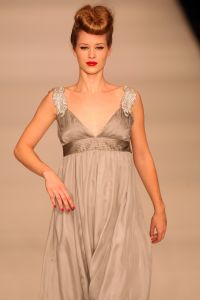 01-02-2009 SHOWBIZZ; MONIQUE COLLIGNON OOK OP AMSTERDAM FASHION WEEK AKTIEF. 
foto: Albert den Iseger