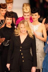 01-02-2009 SHOWBIZZ; MONIQUE COLLIGNON OOK OP AMSTERDAM FASHION WEEK AKTIEF. 
foto: Albert den Iseger