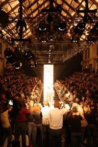 01-02-2009 SHOWBIZZ; MONIQUE COLLIGNON OOK OP AMSTERDAM FASHION WEEK AKTIEF. 
foto: Albert den Iseger