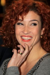 10-02-2012 SHOWBIZZ; NICK-SIMON MET SCHEIDSRECHTER KATJA ROMER-SCHUURMAN. Morgen meer dan 2 miljoen kijkers voor deze TROS kijkcijfer knaller?  Vorige week 1.905.000 kijkers en zeer goede reacties. Zaterdag avond om 20.30 uur weer afstemmen op Nederland 1 en lachen-genieten en brullen met deze TROS knaller.
foto; Albert den Iseger.