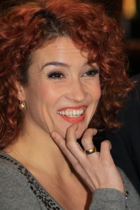 10-02-2012 SHOWBIZZ; NICK-SIMON MET SCHEIDSRECHTER KATJA ROMER-SCHUURMAN. Morgen meer dan 2 miljoen kijkers voor deze TROS kijkcijfer knaller?  Vorige week 1.905.000 kijkers en zeer goede reacties. Zaterdag avond om 20.30 uur weer afstemmen op Nederland 1 en lachen-genieten en brullen met deze TROS knaller.
foto; Albert den Iseger.