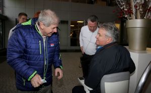 20-02-2014 SHOWBIZZ; WILLEM VAN HANEGEM IS JARIG_ 70 JAAR EN HIJ VIERT HET MET VRIENDEN.
foto: Albert den Iseger