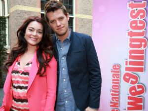 19-02-2015 SHOWBIZZ; KIM LIAN VAN DER MEIJ EN KEES TOL PRESENTEREN DE NATIONALE TWEELINGTEST. Wie is de ultieme tweeling van Nederland ?, dat gaan Kim Lian en Kees opzoeken in een nieuw programma van SBS 6. foto- Albert den Iseger