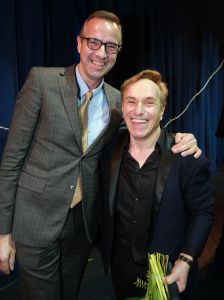 23-02-2015 SHOWBIZZ; PHILIPPE ELAN-RENEE VAN WEGBERG-JOB BOVELANDER IN VIVA LA FRANCE. Een charmate avond vol herkenning met repertoire uit vele decennia. Een ware Tour de France. foto- Albert den Iseger