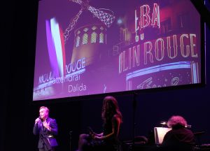 23-02-2015 SHOWBIZZ; PHILIPPE ELAN-RENEE VAN WEGBERG-JOB BOVELANDER IN VIVA LA FRANCE. Een charmate avond vol herkenning met repertoire uit vele decennia. Een ware Tour de France. foto- Albert den Iseger