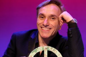 23-02-2015 SHOWBIZZ; PHILIPPE ELAN-RENEE VAN WEGBERG-JOB BOVELANDER IN VIVA LA FRANCE. Een charmate avond vol herkenning met repertoire uit vele decennia. Een ware Tour de France. foto- Albert den Iseger