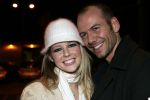 25-01-2006 SHOWBIZZ; CHANTAL JANZEN EN ROEL KYVELOS EN HUN ONTLUIKENDE LIEFDE. De eerste geposeerde foto\'s van Chantal en Roel.Iedereen mag mee genieten van hun liefde voor elkaar. Roel is werkzaam bij het  tv productie team Bleu Circle die elke week weer 1.5 miljoen mensen laat genieten van Idols. Roel achter de camera en Chantal er voor. 
foto: Albert den Iseger.