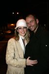 25-01-2006 SHOWBIZZ; CHANTAL JANZEN EN ROEL KYVELOS EN HUN ONTLUIKENDE LIEFDE. De eerste geposeerde foto\'s van Chantal en Roel.Iedereen mag mee genieten van hun liefde voor elkaar. Roel is werkzaam bij het  tv productie team Bleu Circle die elke week weer 1.5 miljoen mensen laat genieten van Idols. Roel achter de camera en Chantal er voor. 
foto: Albert den Iseger.