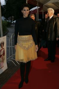 23-10-2004 SHOWBIZZ; GALA PREMIERE VAN DE  FILM  ELLIS IN GLAMOURLAND. Met Linda de Mol Joan Collins en Chris Tates, regie door Pieter Kramer,die bekend werd door de serie Ja Zuster Nee Zuster.
foto: Albert den Iseger.