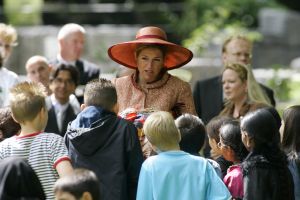 06-07-2004 KONINKLIJK HUIS: MAXIMA BEZOEKT ARTIS IN AMSTERDAM.
foto: Albert den Iseger.