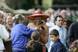 06-07-2004 KONINKLIJK HUIS: MAXIMA BEZOEKT ARTIS IN AMSTERDAM.
foto: Albert den Iseger.