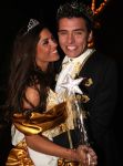 21-12-2008 SHOWBIZZ; HOUSEWARMING PARTY BIJ JAN SMIT EN YOLANTHE VAN CABAU VAN KASBERGEN. Op de uitnodiging stond: Kom als Prins of Prinses. Iedereen die kwam hield zich aan de dresscode.
foto: Albert den Iseger