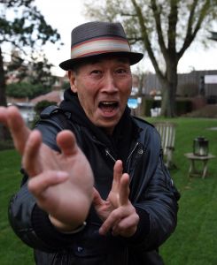 24-12-2009 SHOWBIZZ: HIROMI TOJO IS DE MAN NAAST WENDY VAN DIJKS USHI.
foto: Albert den Iseger