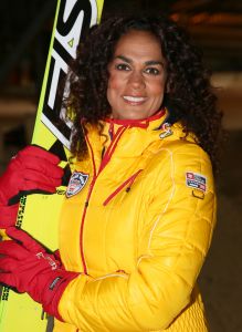 18-01-2013 SHOWBIZZ; STERREN SPRINGEN VAN DE 70 METER SCHANS. De Vliegende Hollanders gaan straks echt proberen om van een zeventig meter hoge schans te springen. Gerard Joling en Tess Milne presenteren het sensationele Vliegende Hollanders  programma dat SBS6 vanaf Februari zal gaan uitzenden. De mee werkende BN-ers zijn, Lange Frans en rapper Keizer-Sita Vermeulen- en Shary An Nivillac-Emile Ratelband en Mari van der Ven-Dean Saunders en Bibi Breijman-Koert Jan de Bruijn en Geert Hoes, Jody Bernal en Chimene Oosterhout, John de Wolf en Ingrid Jansen, Robert Schumacher en Kelly van der Veer.
foto: Albert den Iseger.