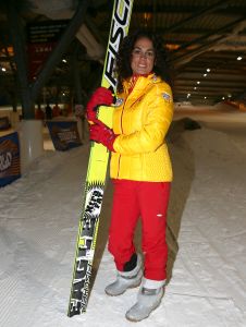 18-01-2013 SHOWBIZZ; STERREN SPRINGEN VAN DE 70 METER SCHANS. De Vliegende Hollanders gaan straks echt proberen om van een zeventig meter hoge schans te springen. Gerard Joling en Tess Milne presenteren het sensationele Vliegende Hollanders  programma dat SBS6 vanaf Februari zal gaan uitzenden. De mee werkende BN-ers zijn, Lange Frans en rapper Keizer-Sita Vermeulen- en Shary An Nivillac-Emile Ratelband en Mari van der Ven-Dean Saunders en Bibi Breijman-Koert Jan de Bruijn en Geert Hoes, Jody Bernal en Chimene Oosterhout, John de Wolf en Ingrid Jansen, Robert Schumacher en Kelly van der Veer.
foto: Albert den Iseger.
