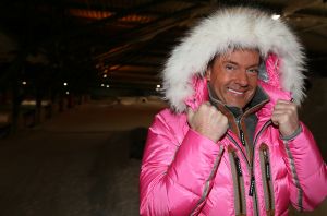 18-01-2013 SHOWBIZZ; STERREN SPRINGEN VAN DE 70 METER SCHANS. De Vliegende Hollanders gaan straks echt proberen om van een zeventig meter hoge schans te springen. Gerard Joling en Tess Milne presenteren het sensationele Vliegende Hollanders  programma dat SBS6 vanaf Februari zal gaan uitzenden. De mee werkende BN-ers zijn, Lange Frans en rapper Keizer-Sita Vermeulen- en Shary An Nivillac-Emile Ratelband en Mari van der Ven-Dean Saunders en Bibi Breijman-Koert Jan de Bruijn en Geert Hoes, Jody Bernal en Chimene Oosterhout, John de Wolf en Ingrid Jansen, Robert Schumacher en Kelly van der Veer.
foto: Albert den Iseger.