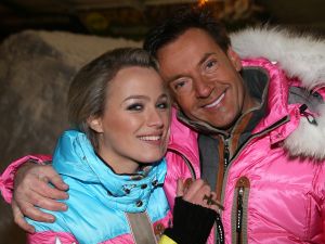 18-01-2013 SHOWBIZZ; STERREN SPRINGEN VAN DE 70 METER SCHANS. De Vliegende Hollanders gaan straks echt proberen om van een zeventig meter hoge schans te springen. Gerard Joling en Tess Milne presenteren het sensationele Vliegende Hollanders  programma dat SBS6 vanaf Februari zal gaan uitzenden. De mee werkende BN-ers zijn, Lange Frans en rapper Keizer-Sita Vermeulen- en Shary An Nivillac-Emile Ratelband en Mari van der Ven-Dean Saunders en Bibi Breijman-Koert Jan de Bruijn en Geert Hoes, Jody Bernal en Chimene Oosterhout, John de Wolf en Ingrid Jansen, Robert Schumacher en Kelly van der Veer.
foto: Albert den Iseger.