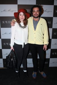 27-01-2013 SHOWBIZZ; SUPER TRASH MODESHOW IN AMSTERDAMSE HOLLANDSCHE MANAGE. 
Terwijl andere jonge designers hun nieuwste collecties deze week toonde in de Gashouder presenteerde Olsay Gulsen van SUPER TRASH een heel andere show in de Amsterdamse Manage.De modeshow was opzienbarend, modellen op fietsen,quads,segway-s, karren en op paarden. Zoals ook bij haar voorgaande shows sloot Olsay haar show zelf af, door op de catwalk zelf op een paard te rijden, zij droeg daarbij zelf een enorme paardenstaart. 
foto: Albert den Iseger.