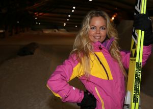 18-01-2013 SHOWBIZZ; STERREN SPRINGEN VAN DE 70 METER SCHANS. De Vliegende Hollanders gaan straks echt proberen om van een zeventig meter hoge schans te springen. Gerard Joling en Tess Milne presenteren het sensationele Vliegende Hollanders  programma dat SBS6 vanaf Februari zal gaan uitzenden. De mee werkende BN-ers zijn, Lange Frans en rapper Keizer-Sita Vermeulen- en Shary An Nivillac-Emile Ratelband en Mari van der Ven-Dean Saunders en Bibi Breijman-Koert Jan de Bruijn en Geert Hoes, Jody Bernal en Chimene Oosterhout, John de Wolf en Ingrid Jansen, Robert Schumacher en Kelly van der Veer.
foto: Albert den Iseger.