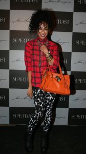 27-01-2013 SHOWBIZZ; SUPER TRASH MODESHOW IN AMSTERDAMSE HOLLANDSCHE MANAGE. 
Terwijl andere jonge designers hun nieuwste collecties deze week toonde in de Gashouder presenteerde Olsay Gulsen van SUPER TRASH een heel andere show in de Amsterdamse Manage.De modeshow was opzienbarend, modellen op fietsen,quads,segway-s, karren en op paarden. Zoals ook bij haar voorgaande shows sloot Olsay haar show zelf af, door op de catwalk zelf op een paard te rijden, zij droeg daarbij zelf een enorme paardenstaart. 
foto: Albert den Iseger.