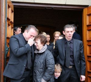 10-01-2015 SHOWBIZZ; BEGRAFENIS VAN CHRIS BAUER TE FIJNAART.
foto: Albert den Iseger