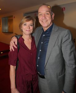 28-01-2015 SHOWBIZZ; PREMIERE VAN DE VERLEIDING VAN EEN MOORDVROUW. Deze REP productie ging in premiere bij de LEIDSE SCHOUWBURG. Vele bekenden waren aanwezig bij deze feestelijke en vrolijke productie van Rick Engelkes.
foto: Albert den Iseger