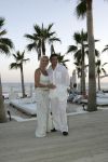 14-06-2005 SHOWBIZZ; RENE EN NATASJA VIEREN FEEST IN MARBELLA. Natasja werd 40 jaar en Rene had een groot feest georganiseerd in de luxe NIKKI BEACH CLUB. Vuurwerk,mooie mensen en vele echte vrienden waren aanwezig. 
foto;Albert den Iseger