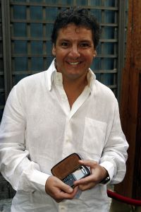 12-07-2006 SHOWBIZZ; SAMSUNG PRESENTEERD OGER TELEFOON.Tal van BN ers kwamen weer opdraven om hun nieuwste mobieltje in ontvangst te nemen. Een echte Oger telefoon.
foto: Albert den Iseger.