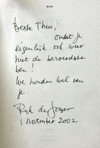 21-02-2005 SHOWBIZZ; THUIS BIJ THEO EN TINE SIJTHOF IN BELGIE..
Foto: Albert den Iseger.