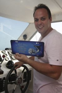 31-07-2008 SHOWBIZZ; DE BAUERS OP VAKANTIE OP DE CANARISCHE EILANDEN. Heerlijk uitrusten van een bijzonder druk jaar in Nederland en Belgie. Frans en Mariska Bauer zijn heerlijk met hun kinderen aan het vakantie vieren. Ze hebben samen ook nog een grote droom vertelden zij ons,  een dochter zou ons gezin wel heel compleet maken. Wij namen de gehele familie mee om een dagje te vissen op Tonijn en Bleu Merlijn, het werd uiteindelijk toch Tonijnen die wij vingen. Deze week het hele verhaal en prachtige sfeer fotos in uw weekblad Prive.
foto: Albert den Iseger.