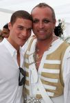09-07-2008 SHOWBIZZ; GORDON VIERT 40 JARIGE VERJAARDAG OP HET STRAND VAN BLOEMENDAAL. Iedereen hield zich aan de opgelegde dresscode IBIZA STIJL. Meer dan 500 vrienden van Gordon waren naar het regenachtige strand gekomen om samen met vele BNers het verjaardags fuifje van Gordon te vieren. Het werd een knalfeest met tal van optredens en vooral veel drank.
foto: Albert den Iseger.