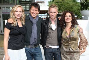 10-07-2008 SHOWBIZZ; WINTER PROGRAMMA PRESENTATIE BIJ SBS. Onder zeer grote belangstelling presenteerde SBS afgelopen week de winterprogrammering.
foto: Albert den Iseger.