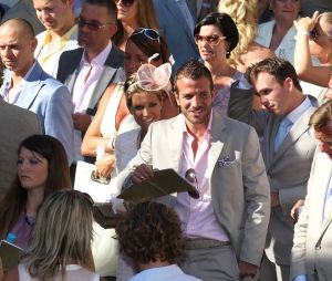 22-07-2010 SHOWBIZZ; HUWELIJK VAN YOLANTHE EN WESLEY SNEIJDER IN CASTELNUOVO BERARDENGA ITALIE. Het kleine dorpje midden in het prachtig Chianti gebied leek veel op Hollywood. Veel prominente voetballers waren aanwezig oa. Lamico Montari_Patrick Kluivert_Rafael van de Vaart_Pierre van Hooijdonk_Marco Branca_Christian Chivu en Cordoba. Nederlandse sterren waren oa. De gehele familie Froger_ Ivo Niehe_Mark van Eeuwen_Erik Kuster en Slivie van der Vaart. Rosanna Lima de huwelijksplanner van het gouden stel genoot van haar mooi uitgedachte huwelijksplan. Het was een waar sprookjes huwelijk in een te mooie omgeving. 
foto: Albert den Iseger.
