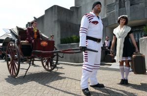 23-07-2011 SHOWBIZZ; DENNIS V.D.GEEST EN ANGELA SCHIJF IN 3DE MEGA MINDY FILM. De nieuwe Mega Mindy film gaat heten MEGA MINDY EN DE SNOEPBARON. De film is vanaf 21 december 2011 te zien in de bioscopen.
foto: Albert den Iseger.