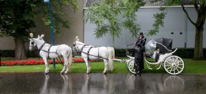 09-07-2014 SHOWBIZZ; CORRY KONINGS HUILT VAN GELUK BIJ BRUILOFT VAN DOCHTER SHARONA. Corry huilde in het Waalse kerkje dikke tranen om het geluk van haar dochter Sharona. Haar beide ex mannen  Cor de Vries en Ton Snoeren waren ook aanwezig op de bruiloft. Als gasten traden op Frans Bauer en Roy Donders.
foto: Albert den Iseger