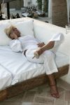 14-06-2005 SHOWBIZZ; RENE EN NATASJA VIEREN FEEST IN MARBELLA. Natasja werd 40 jaar en Rene had een groot feest georganiseerd in de luxe  NIKKI BEACH CLUB. Vuurwerk,mooie mensen en vele echte vrienden waren aanwezig.
foto;Albert den Iseger