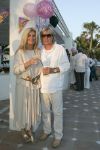 14-06-2005 SHOWBIZZ; RENE EN NATASJA VIEREN FEEST IN MARBELLA. Natasja werd 40 jaar en Rene had een groot feest georganiseerd in de luxe  NIKKI BEACH CLUB. Vuurwerk,mooie mensen en vele echte vrienden waren aanwezig.
foto;Albert den Iseger