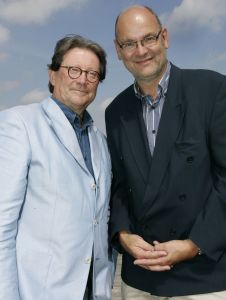 03-06-2005 SHOWBIZZ; DE BREUK IS DEFINITIEF TUSSEN FONS VAN WESTERLOO EN LEO VAN DER GOOT. Leo van der Goot directeur bij RTL legt per vandaag zijn functie neer, het samenwerken met Fons van Westerloo ging niet meer aldus van der Goot.
Foto; Albert den Iseger