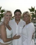 14-06-2005 SHOWBIZZ; RENE EN NATASJA VIEREN FEEST IN MARBELLA. Natasja werd 40 jaar en Rene had een groot feest georganiseerd in de luxe  NIKKI BEACH CLUB. Vuurwerk,mooie mensen en vele echte vrienden waren aanwezig.
foto;Albert den Iseger