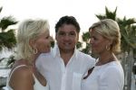 14-06-2005 SHOWBIZZ; RENE EN NATASJA VIEREN FEEST IN MARBELLA. Natasja werd 40 jaar en Rene had een groot feest georganiseerd in de luxe  NIKKI BEACH CLUB. Vuurwerk,mooie mensen en vele echte vrienden waren aanwezig.
foto;Albert den Iseger