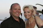 14-06-2005 SHOWBIZZ; RENE EN NATASJA VIEREN FEEST IN MARBELLA. Natasja werd 40 jaar en Rene had een groot feest georganiseerd in de luxe  NIKKI BEACH CLUB. Vuurwerk,mooie mensen en vele echte vrienden waren aanwezig.
foto;Albert den Iseger