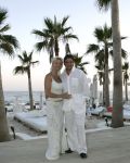 14-06-2005 SHOWBIZZ; RENE EN NATASJA VIEREN FEEST IN MARBELLA. Natasja werd 40 jaar en Rene had een groot feest georganiseerd in de luxe  NIKKI BEACH CLUB. Vuurwerk,mooie mensen en vele echte vrienden waren aanwezig.
foto;Albert den Iseger