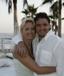 14-06-2005 SHOWBIZZ; RENE EN NATASJA VIEREN FEEST IN MARBELLA. Natasja werd 40 jaar en Rene had een groot feest georganiseerd in de luxe  NIKKI BEACH CLUB. Vuurwerk,mooie mensen en vele echte vrienden waren aanwezig.
foto;Albert den Iseger