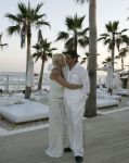 14-06-2005 SHOWBIZZ; RENE EN NATASJA VIEREN FEEST IN MARBELLA. Natasja werd 40 jaar en Rene had een groot feest georganiseerd in de luxe  NIKKI BEACH CLUB. Vuurwerk,mooie mensen en vele echte vrienden waren aanwezig.
foto;Albert den Iseger