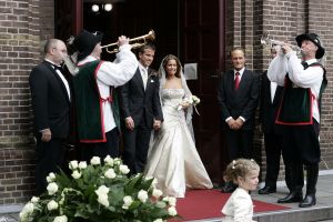10-06-2005 SHOWBIZZ; DROOMHUWELIJK SILVIE MEIS EN RAFAEL V.D.VAART. In Heemskerk trouwden het paar in de kerk en in Chateau Marquette  te Heemskerk.
foto; Albert den Iseger.