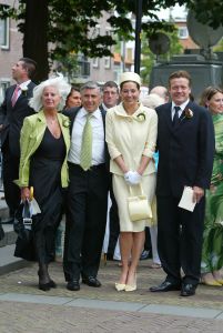 10-06-2005 SHOWBIZZ; DROOMHUWELIJK SILVIE MEIS EN RAFAEL V.D.VAART. In Heemskerk trouwden het paar in de kerk en in Chateau Marquette  te Heemskerk.
foto; Albert den Iseger.