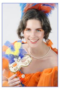 26-05-2007 ONDERWIJS: HAARLEMSE AKADEMIE NEEMT EXAMES VISAGIE AF. Het was een dag vol kleur-spanning en kleurig opgemaakte modellen. 
foto: Albert den Iseger.